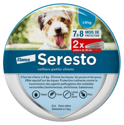 Seresto Pest Control Collar Small Dogs Under 8 Kg 2 Collars