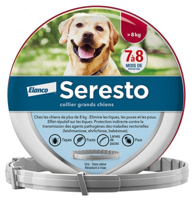 Seresto Pest Control Collar Big Dogs Over 8Kg