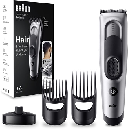 Braun Series 7 Hc7390 Hair Clipper 17 Length Settings