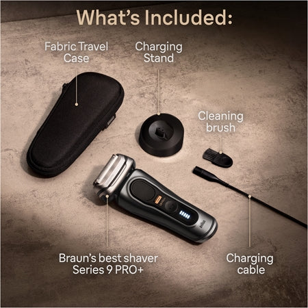 Braun Series 9 Pro+ 9515S Electric Shaver With A Charging Stand 