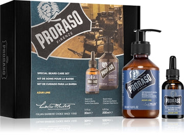 Proraso Set Beard Original Gift Set For Beard For Men Azur Lime 