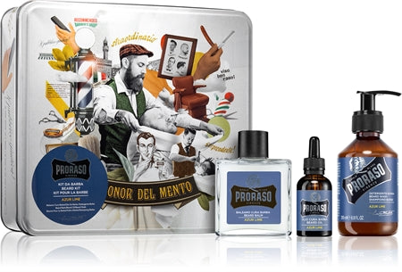 Proraso Set Beard Routine Set For Beard Azur Lime 