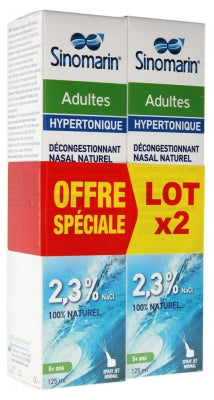 Sinomarin Seawater Solution Blocked Nose Adults 2 X 125 Ml Batch