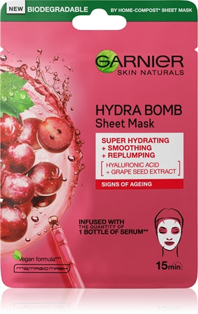 Garnier Skin Naturals Hydra Bomb Smoothing Sheet Mask