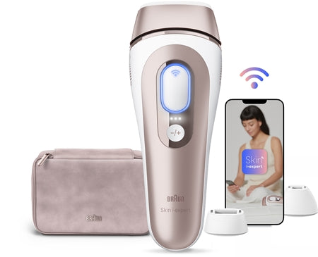 Braun Smart Skin Expert Ipl7147 Smart Ipl Device For Hair Removal For The Body, Face, Bikini Area And Underarms