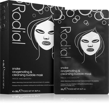 Rodial Snake Oxygenating & Cleansing Bubble Sheet Masks Antioxidant Sheet Mask 
