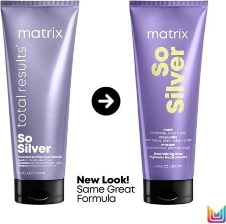 Matrix So Silver Mask Neutralising Yellow Tones 
