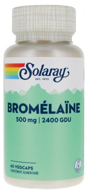 Solaray Bromelain 500Mg 60 Vegetable Gel-Caps