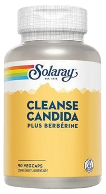 Solaray Cleanse Candida Plus Berberine 90 Vegetable Capsules