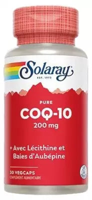 Solaray Coq-10 200Mg 30 Vegetable Capsules