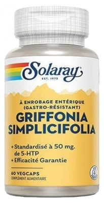 Solaray Griffonia Simplicifolia 60 Vegetable Gel-Caps