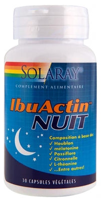 Solaray Ibuactin Night 30 Vegetable Gel-Caps | Buy At Low Price Here