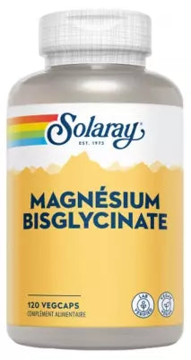 Solaray Magnesium Bisglycinate 120 Vegetable Capsules