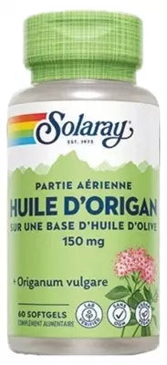 Solaray Oregano Oil 60 Capsules