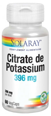 Solaray Potassium Citrate 396Mg 60 Vegcaps