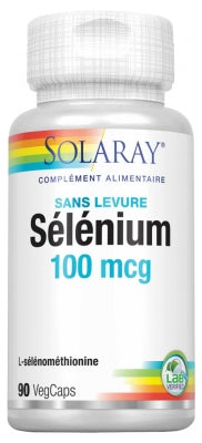 Solaray Selenium 100Mcg Yeast Free 90 Vegcaps