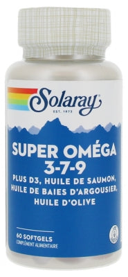 Solaray Super Omega 3-7-9 60 Softgels