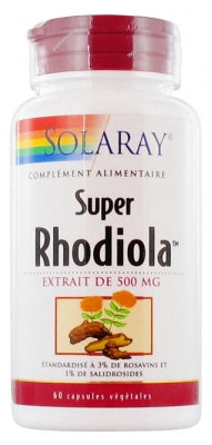 Solaray Super Rhodiola 60 Vegetable Gel-Caps