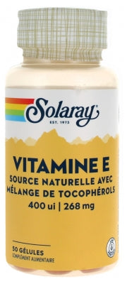 Solaray Vitamin E 400 I.U 50 Capsules