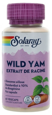 Solaray Wild Yam 60 Vegcaps