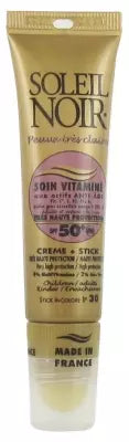 Soleil Noir Adults And Children Vitamin Care Cream Spf50 20Ml + Stick Spf30 2G