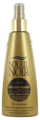 Soleil Noir Ultra Tanning Vitamined Dry Oil No Protection Spray 150Ml