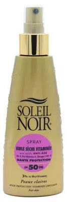 Soleil Noir Vitamined Dry Oil Spf50 Spray 150Ml