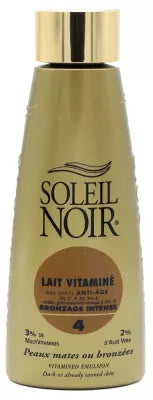 Soleil Noir Vitamined Body Milk Intense Tanning 4 150Ml