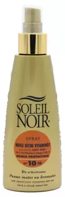 Soleil Noir Vitamined Dry Oil Spf10 Spray 150Ml