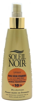 Soleil Noir Vitamined Dry Oil Spf10 Spray 150Ml