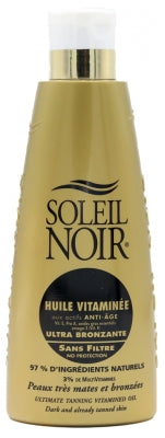 Soleil Noir Vitamined Oil Ultra-Bronzing No Protection 150Ml