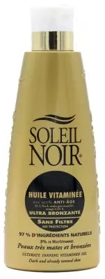 Soleil Noir Vitamined Oil Ultra-Bronzing No Protection 150Ml