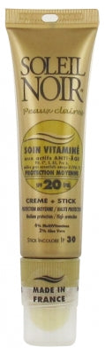 Soleil Noir Vitamined Care Cream Spf20 20Ml + Stick Spf30 2G