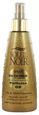 Soleil Noir Vitaminised Dry Oil Gold Glitter Spray 150Ml
