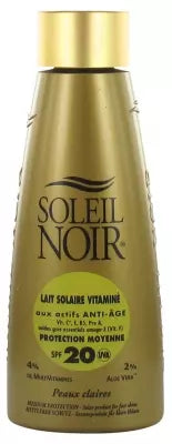 Soleil Noir Vitaminised Sun Milk Medium Protection Spf20 150Ml