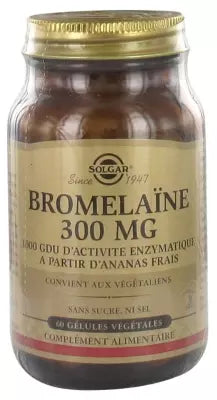 Solgar Bromelain 300Mg 60 Vegetable Capsules