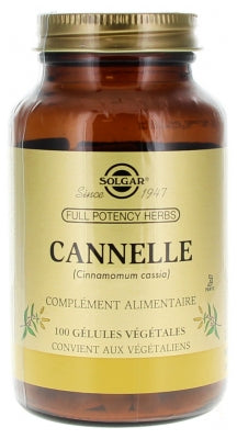 Solgar Cinnamon 100 Vegetable Capsules