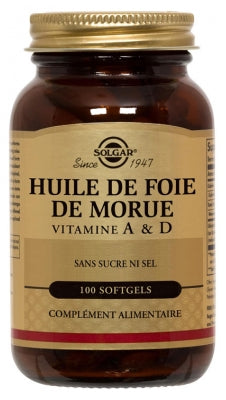 Solgar Cod Liver Oil 100 Capsules