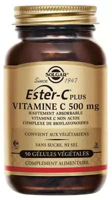 Solgar Ester-C Plus Vitamin C 500Mg 50 Vegetable Capsules