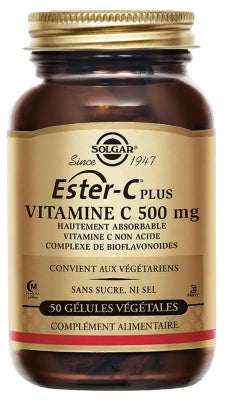 Solgar Ester-C Plus Vitamin C 500Mg 50 Vegetable Capsules