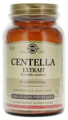 Solgar Extract Of Aerial Part Of Centella 100 Vegetable Capsules