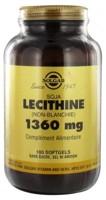 Solgar Lecithin 1360Mg 100 Capsules