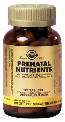 Solgar Prenatal Nutrients 120 Tablets