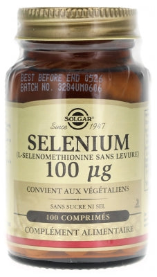 Solgar Selenium 100µg 100 Tablets
