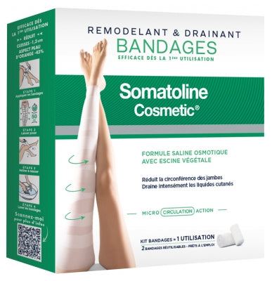 Somatoline Cosmetic Remodeling And Draining Kit 2 Bandages