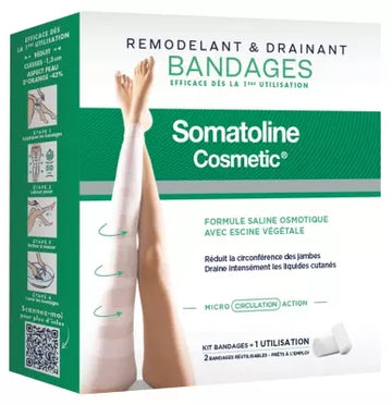 Somatoline Cosmetic Remodeling And Draining Kit 2 Bandages