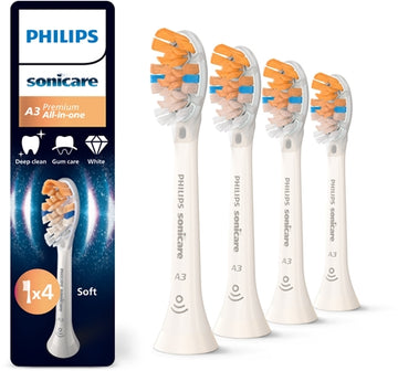 Philips Sonicare Premium All-In-One Hx9094/87 Toothbrush Replacement Heads