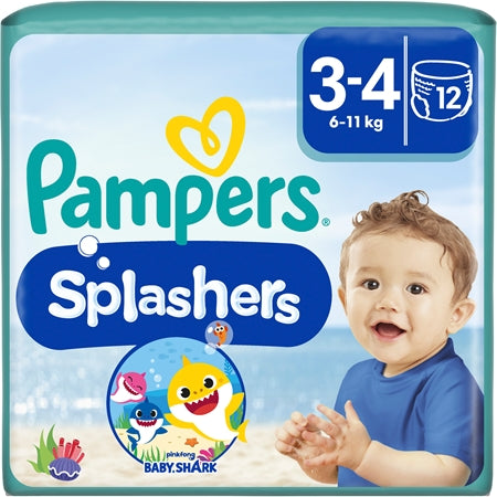 Pampers Splashers 3-4 Disposable Swim Nappies