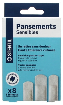 Stentil Sensitive Plasters 8 Units