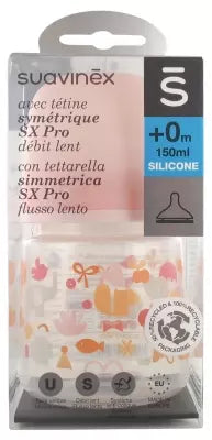 Suavinex Baby Bottle With Symmetrical Teat Sx Pro Slow Flow 150Ml 0 Month And +